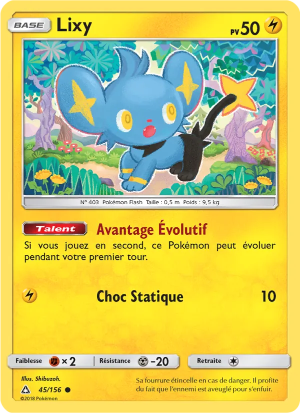 Carte Pokémon Lixy de l'extension Ultra-Prisme