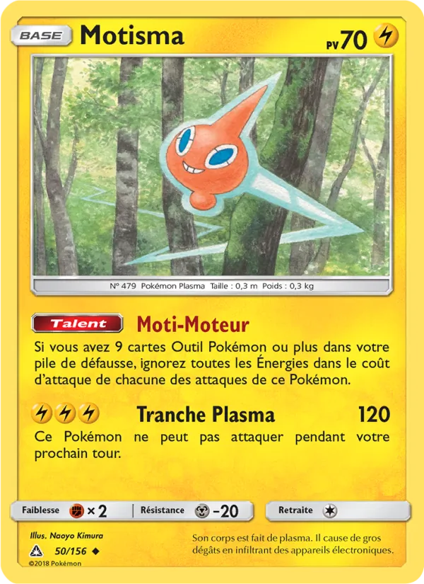 Carte Pokémon Motisma de l'extension Ultra-Prisme