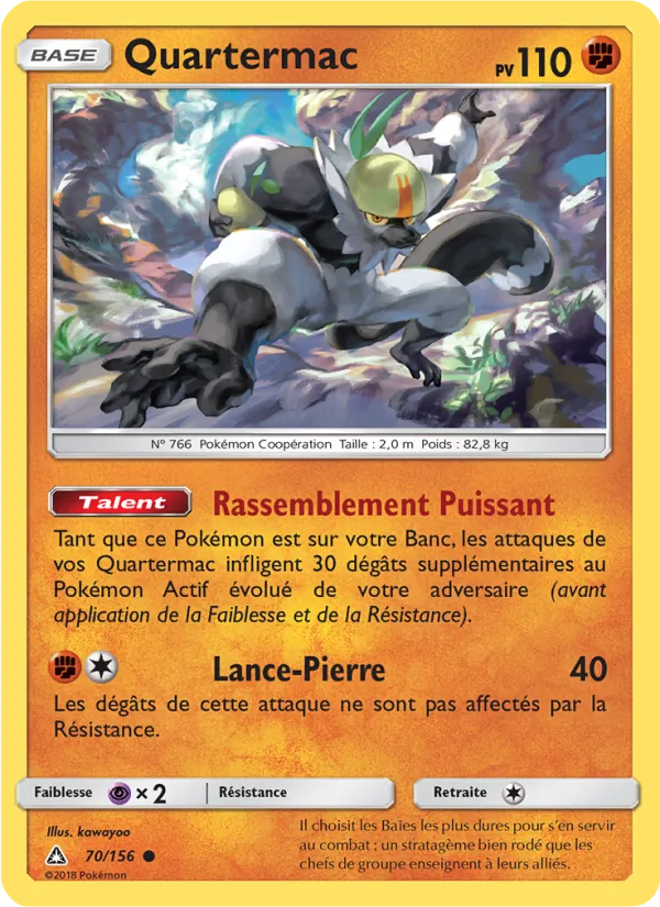 Carte Pokémon Quartermac de l'extension Ultra-Prisme