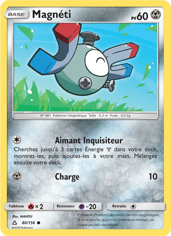 Carte Pokémon Magnéti de l'extension Ultra-Prisme