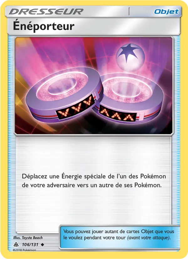 Carte Pokémon Énéporteur de l'extension Lumière Interdite