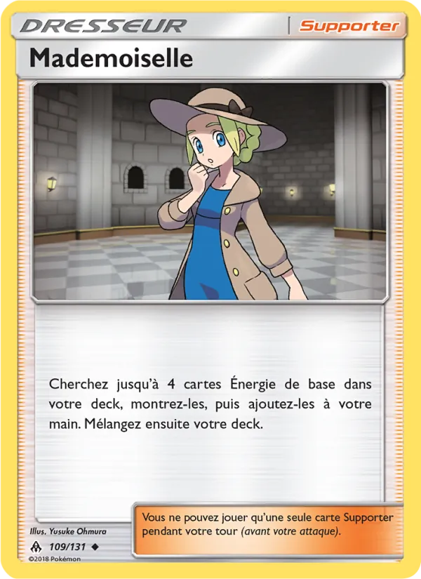 Carte Pokémon Mademoiselle de l'extension Lumière Interdite