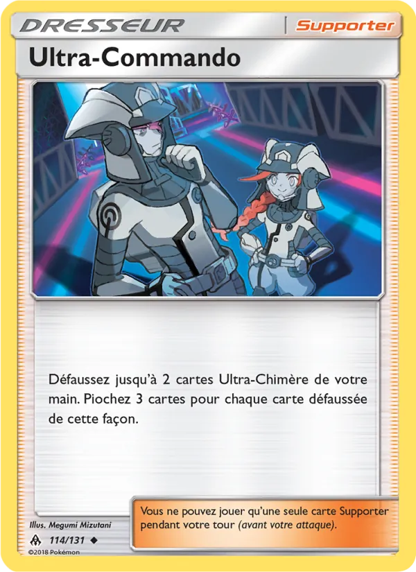Carte Pokémon Ultra-Commando de l'extension Lumière Interdite