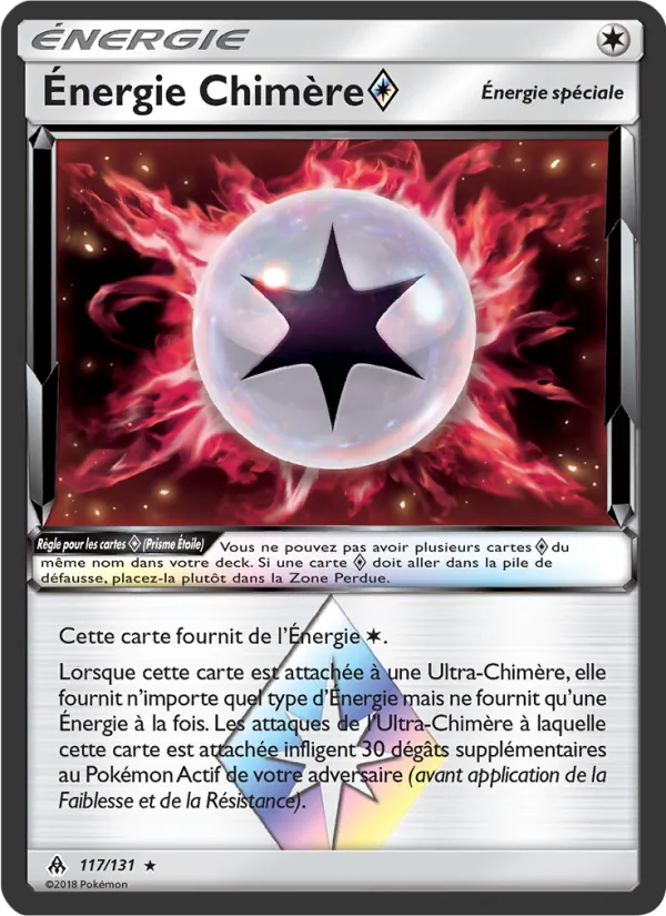 Carte Pokémon Énergie Chimère ◇ de l'extension Lumière Interdite