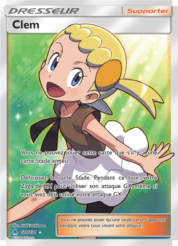 Carte Pokémon Clem de l'extension Lumière Interdite