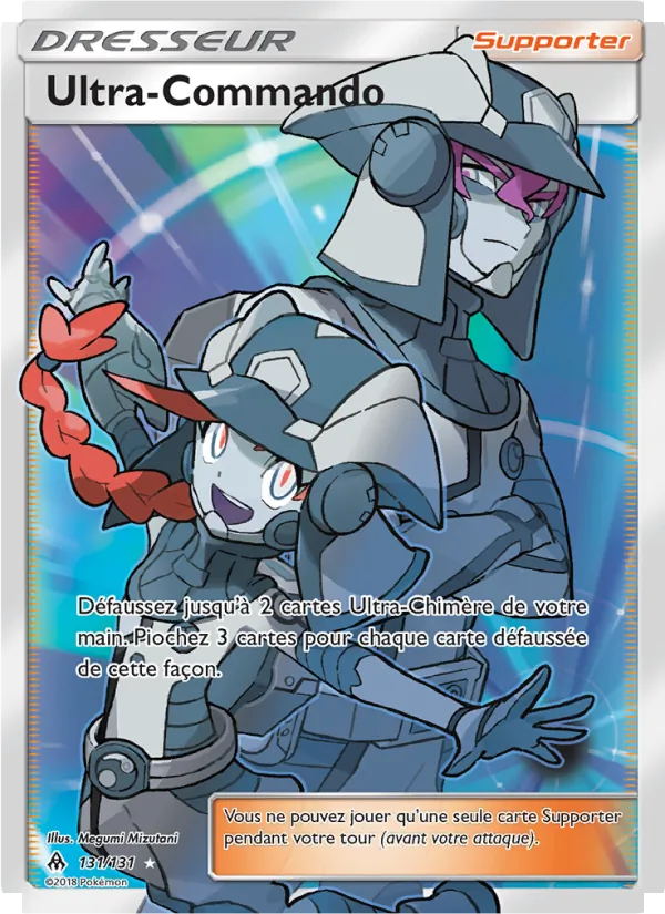 Carte Pokémon Ultra-Commando de l'extension Lumière Interdite