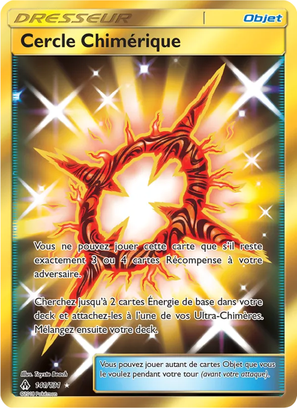 Carte Pokémon Cercle Chimérique de l'extension Lumière Interdite