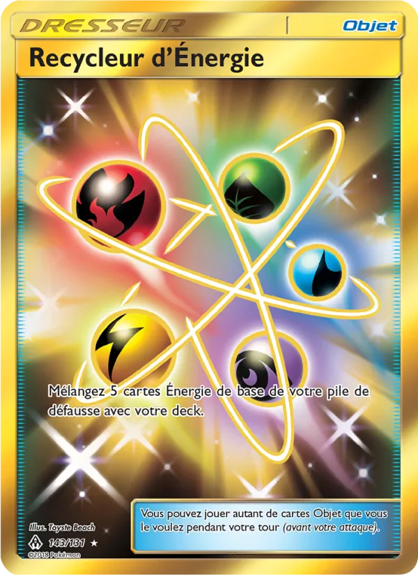 Carte Pokémon Recycleur d’Énergie de l'extension Lumière Interdite