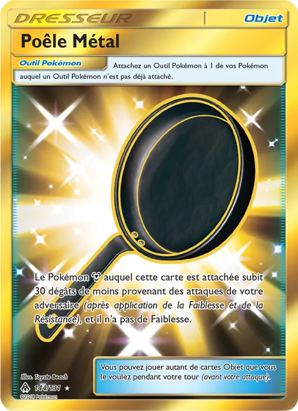 Carte Pokémon Poêle Métal de l'extension Lumière Interdite