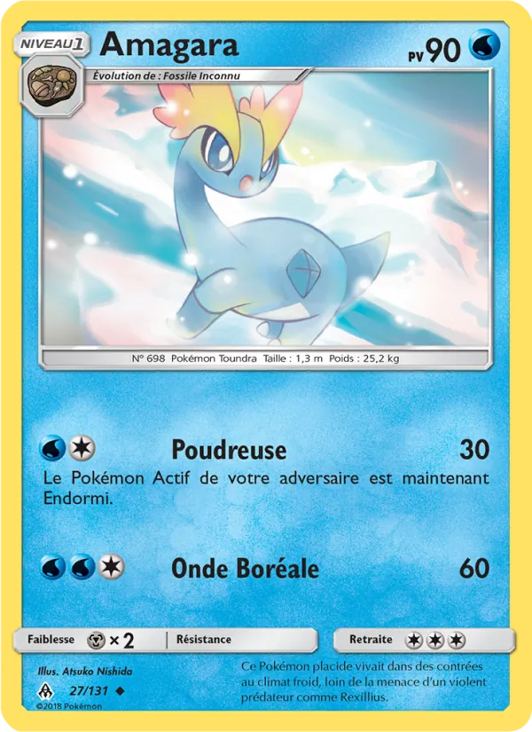Carte Pokémon Amagara de l'extension Lumière Interdite