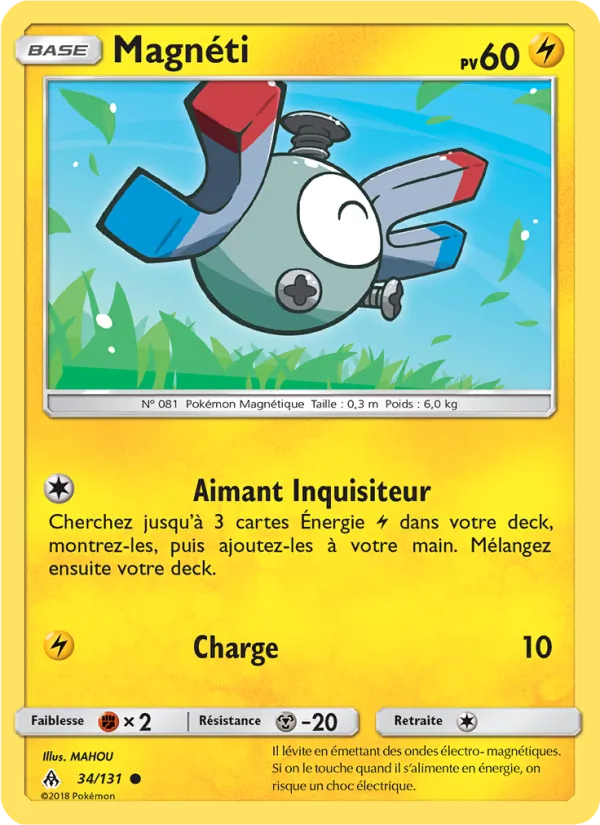 Carte Pokémon Magnéti de l'extension Lumière Interdite