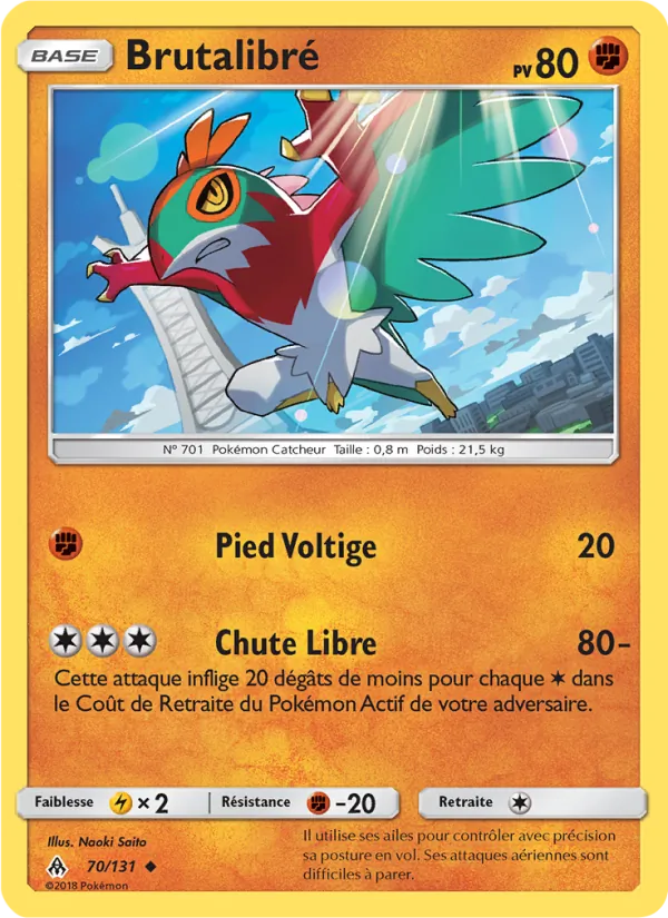 Carte Pokémon Brutalibré de l'extension Lumière Interdite