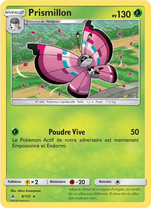 Carte Pokémon Prismillon de l'extension Lumière Interdite