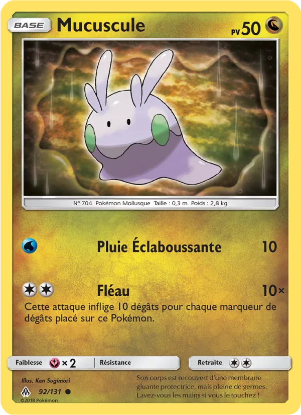 Carte Pokémon Mucuscule de l'extension Lumière Interdite