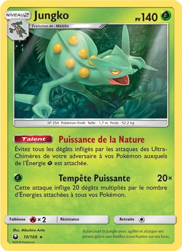 Carte Pokémon Jungko de l'extension Tempête Céleste