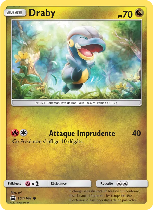 Carte Pokémon Draby de l'extension Tempête Céleste