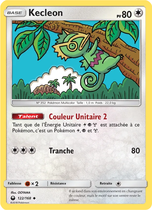 Carte Pokémon Kecleon de l'extension Tempête Céleste