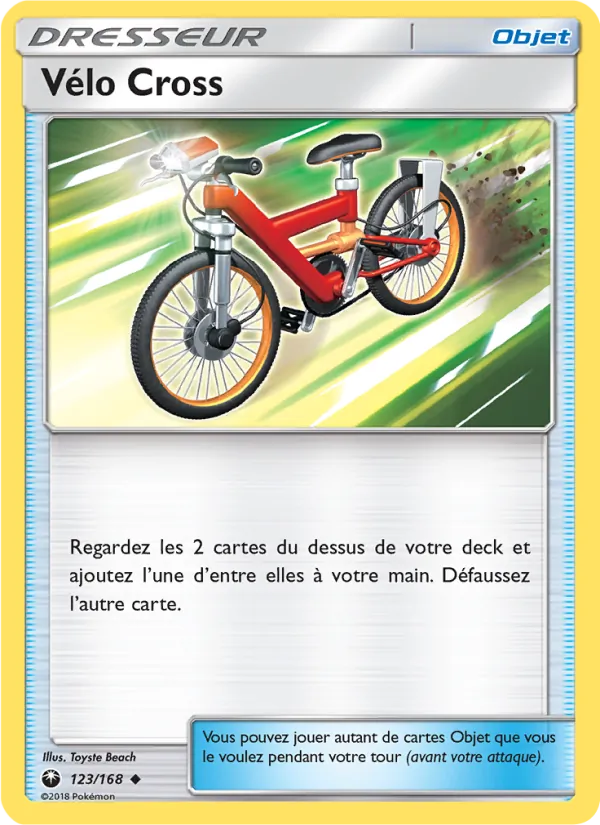 Carte Pokémon Vélo Cross de l'extension Tempête Céleste