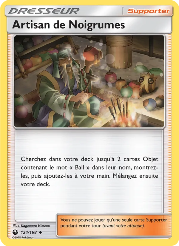 Carte Pokémon Artisan de Noigrumes de l'extension Tempête Céleste