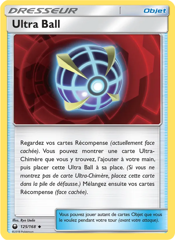 Carte Pokémon Ultra Ball de l'extension Tempête Céleste