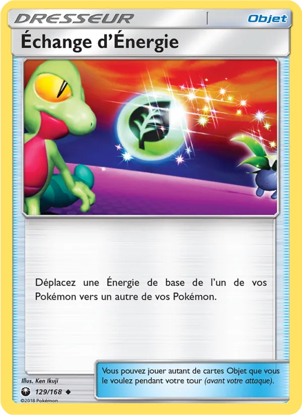 Carte Pokémon Échange d’Énergie de l'extension Tempête Céleste