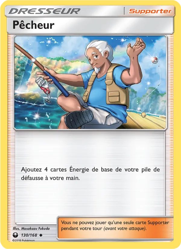 Carte Pokémon Pêcheur de l'extension Tempête Céleste