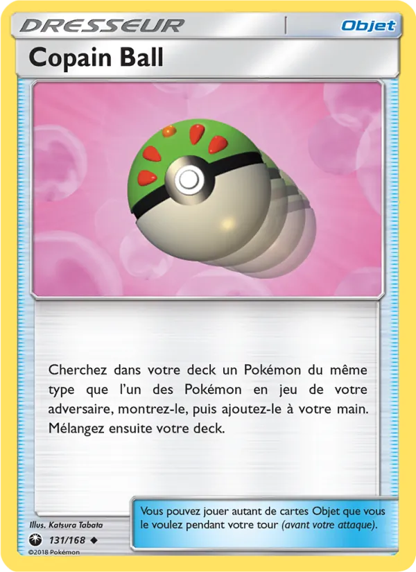 Carte Pokémon Copain Ball de l'extension Tempête Céleste
