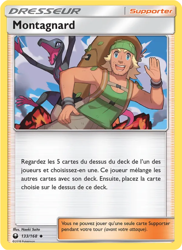 Carte Pokémon Montagnard de l'extension Tempête Céleste