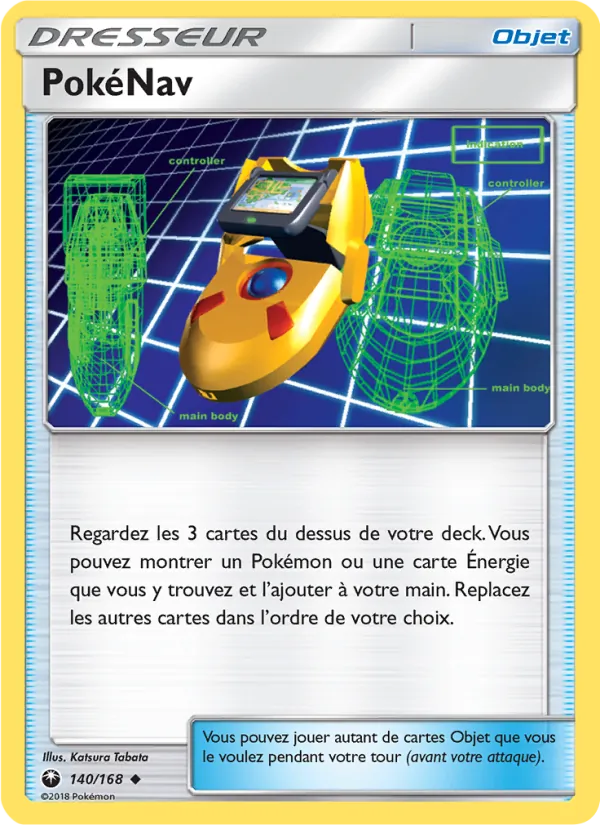 Carte Pokémon PokéNav de l'extension Tempête Céleste