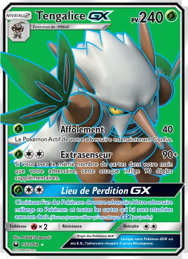 Carte Pokémon Tengalice GX de l'extension Tempête Céleste