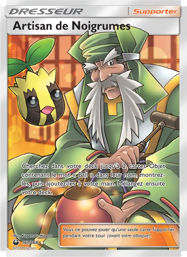 Carte Pokémon Artisan de Noigrumes de l'extension Tempête Céleste