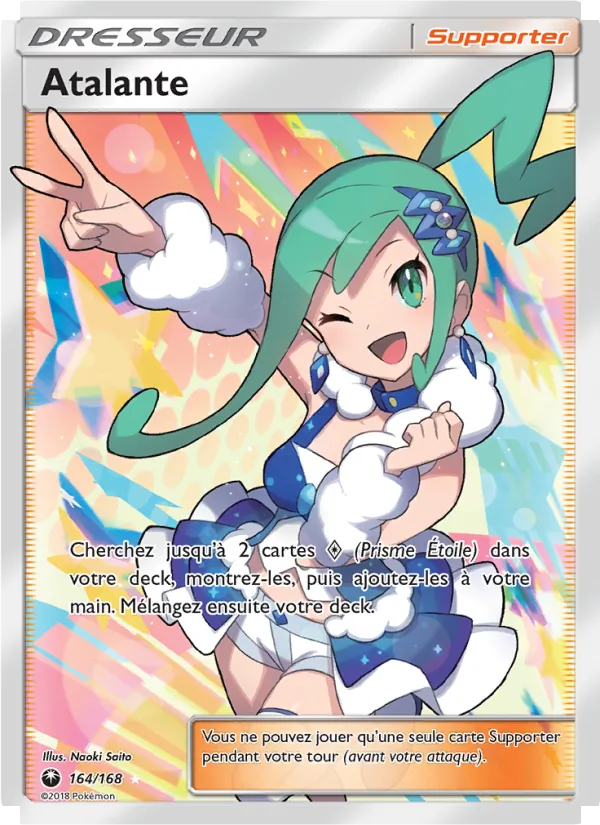 Carte Pokémon Atalante de l'extension Tempête Céleste
