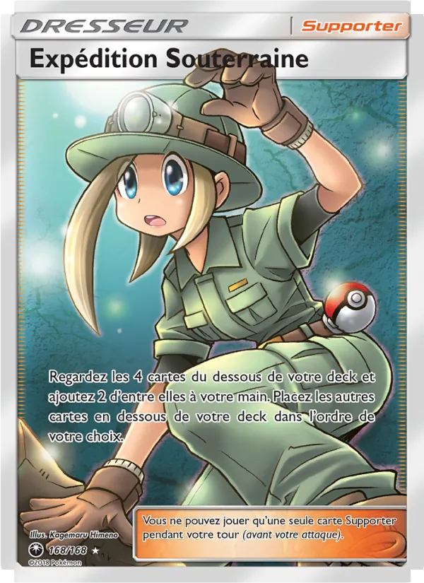 Carte Pokémon Expédition Souterraine de l'extension Tempête Céleste