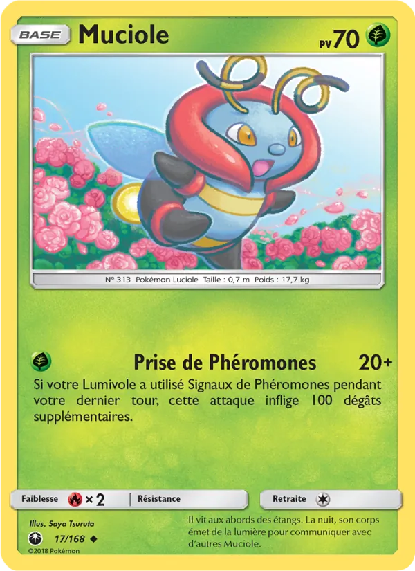 Carte Pokémon Muciole de l'extension Tempête Céleste