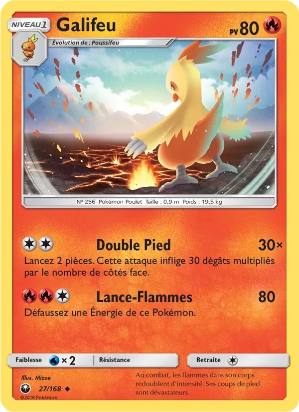Carte Pokémon Galifeu de l'extension Tempête Céleste