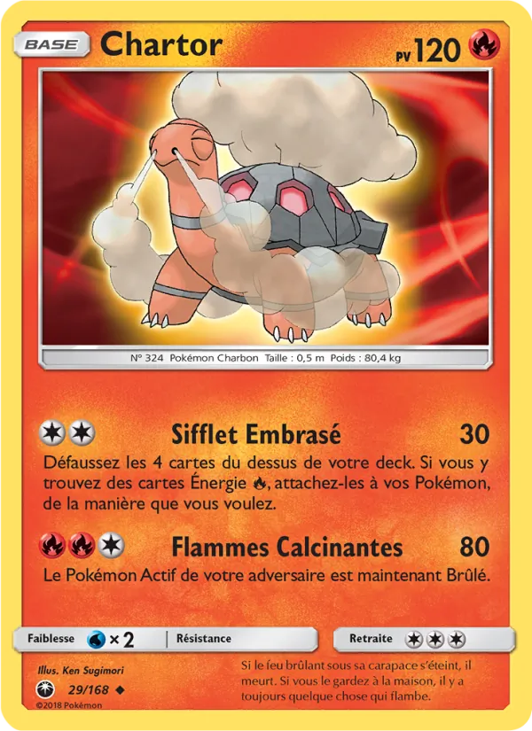 Carte Pokémon Chartor de l'extension Tempête Céleste