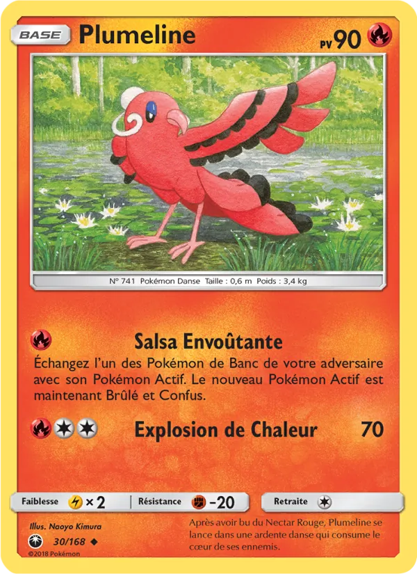 Carte Pokémon Plumeline de l'extension Tempête Céleste