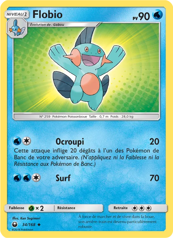 Carte Pokémon Flobio de l'extension Tempête Céleste