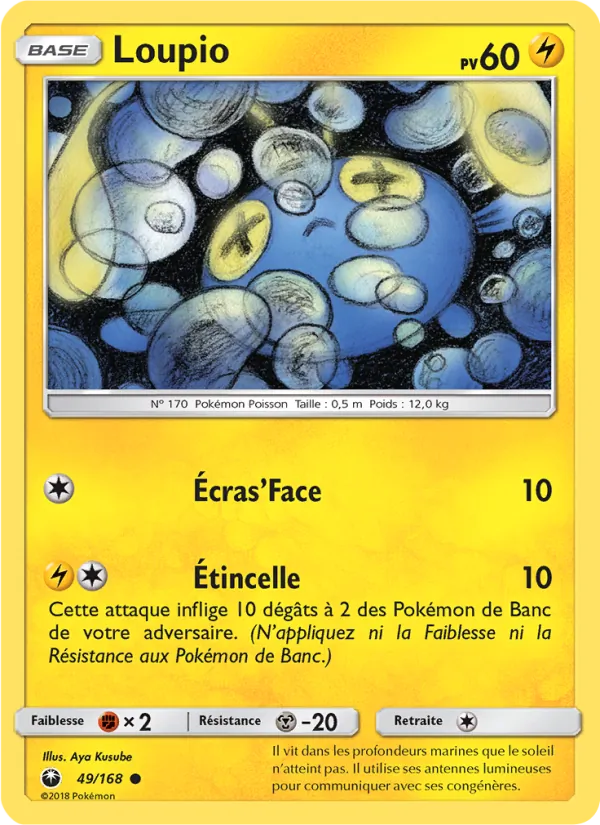 Carte Pokémon Loupio de l'extension Tempête Céleste