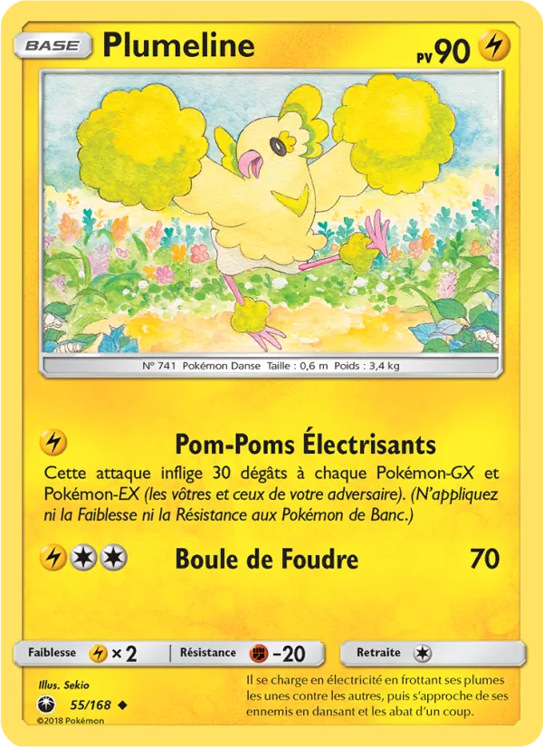 Carte Pokémon Plumeline de l'extension Tempête Céleste