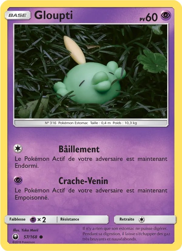 Carte Pokémon Gloupti de l'extension Tempête Céleste