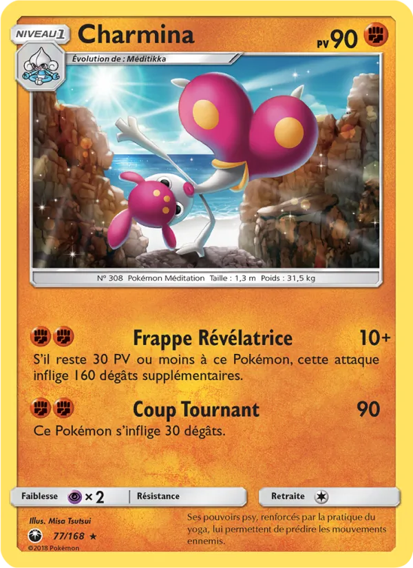 Carte Pokémon Charmina de l'extension Tempête Céleste
