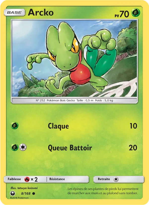 Carte Pokémon Arcko de l'extension Tempête Céleste
