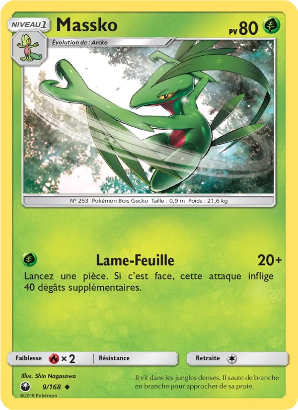 Carte Pokémon Massko de l'extension Tempête Céleste