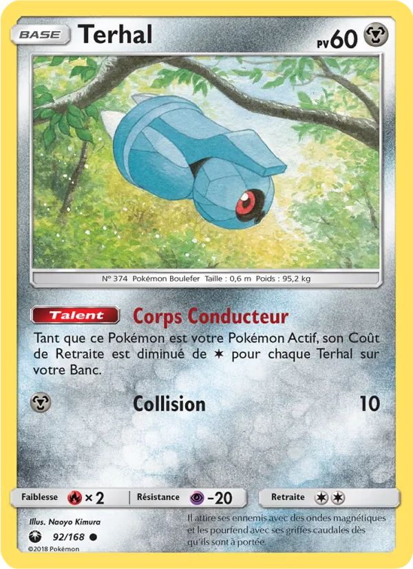 Carte Pokémon Terhal de l'extension Tempête Céleste
