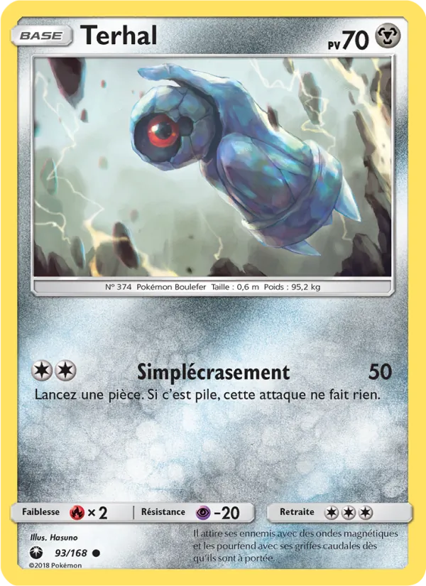 Carte Pokémon Terhal de l'extension Tempête Céleste