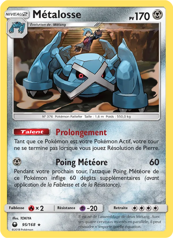 Carte Pokémon Métalosse de l'extension Tempête Céleste