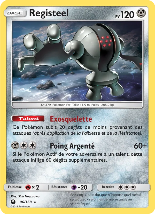 Carte Pokémon Registeel de l'extension Tempête Céleste