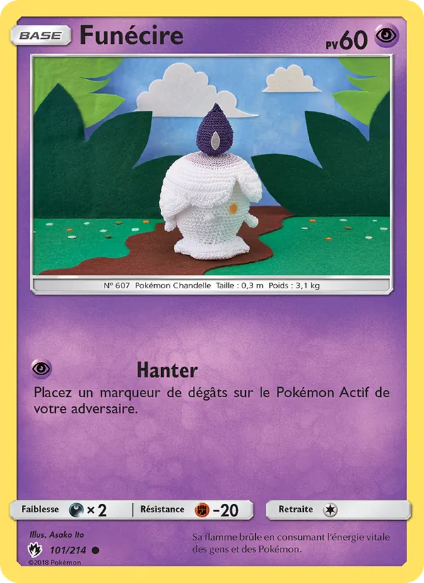 Carte Pokémon Funécire de l'extension Tonnerre Perdu