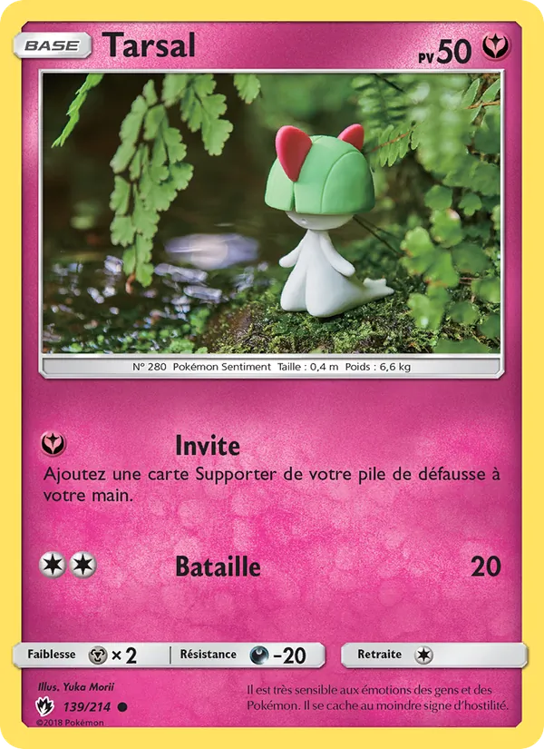 Carte Pokémon Tarsal de l'extension Tonnerre Perdu